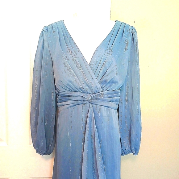 Ever Pretty Elegant Blue Special Occation Dress Sz L 12/14 - Picture 1 of 12